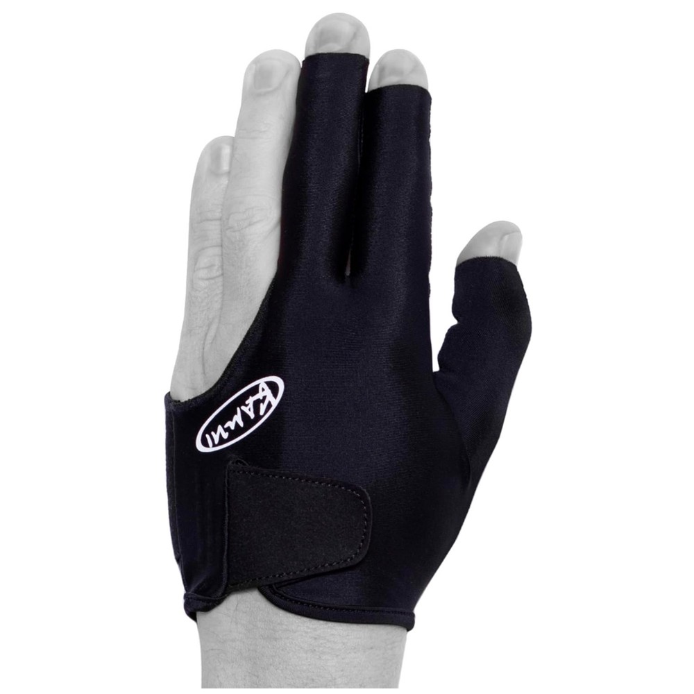 QuickDry Billiard Glove, Left Hand, Black - Large