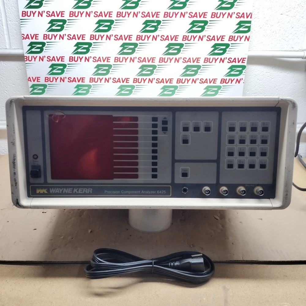 Wayne Kerr 6425 Precision Component Analyzer w/ Power Cord - See Display - USED