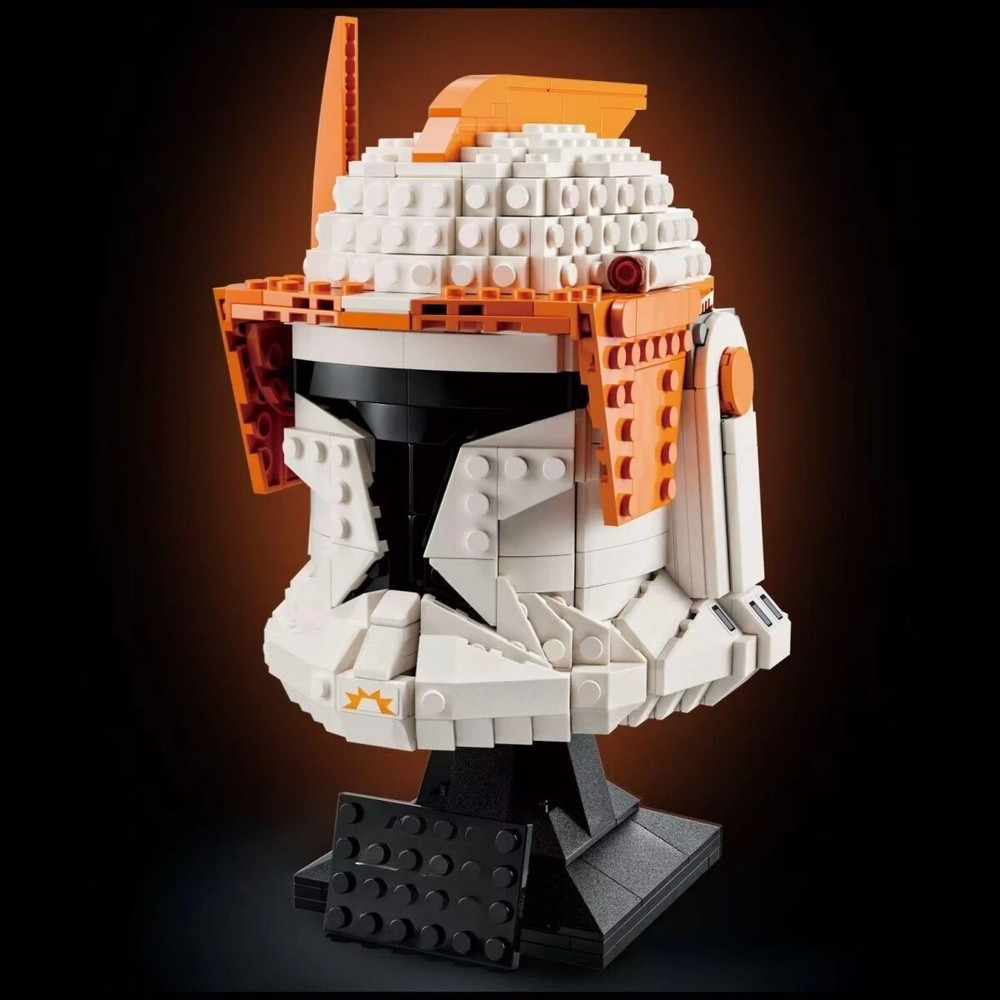 MOC Anime Clone Commander Cody Helmet Building Blocks Collection