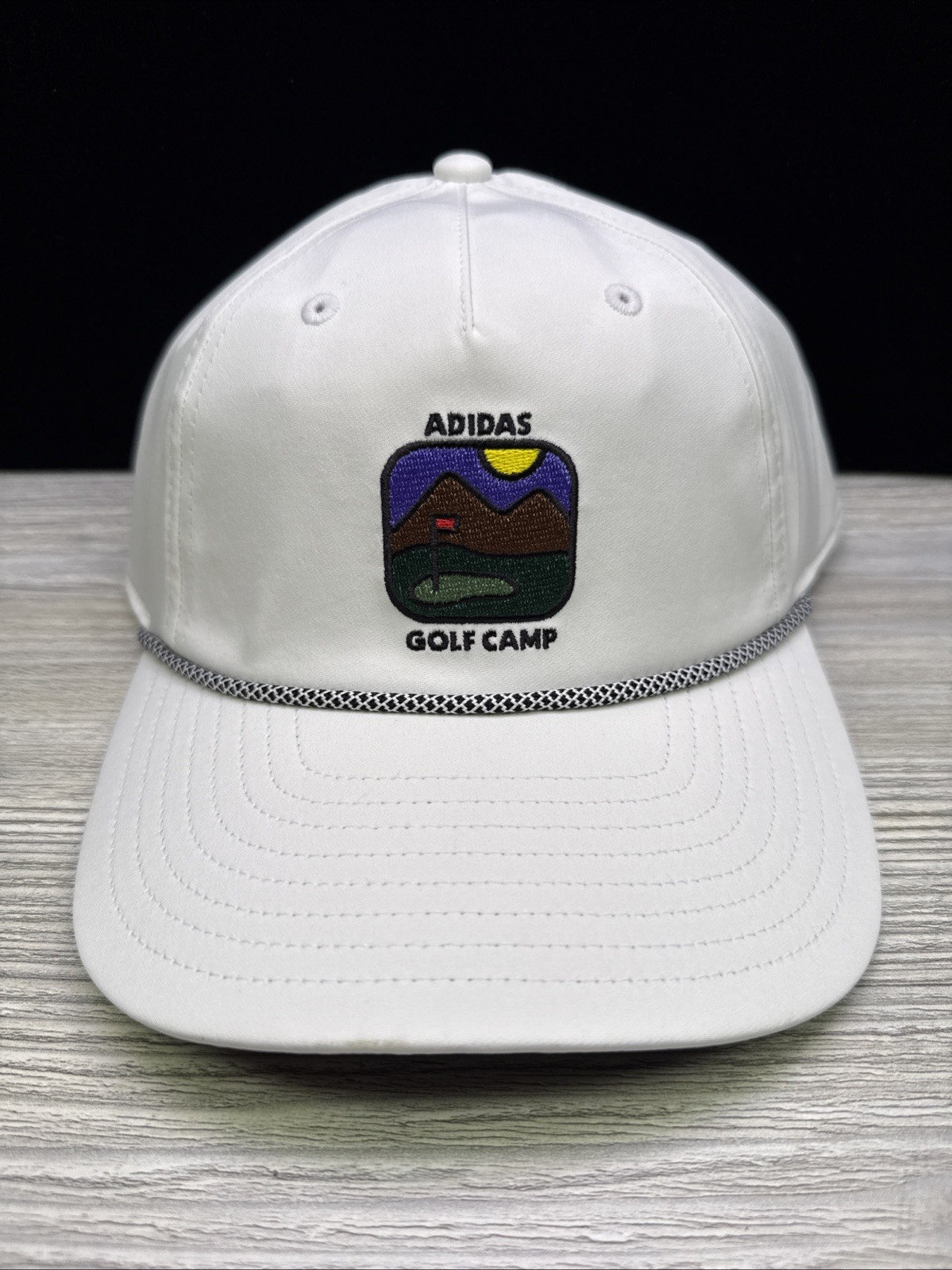 Adidas Golf Hat SnapBack Rope Cap White Youth New With Tags NWT OSFY