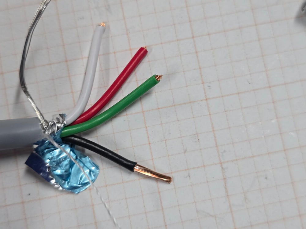 Priority Wire 18/4C Shielded Broadcast Sound/Security Cable Riser CMR Gray /50ft