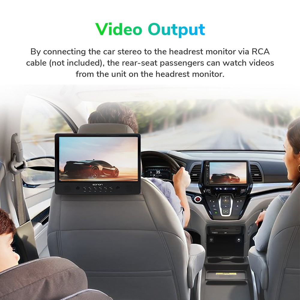 Apple CarPlay 7" Double 2Din Car Stereo Radio Android Auto Touch Screen + Camera