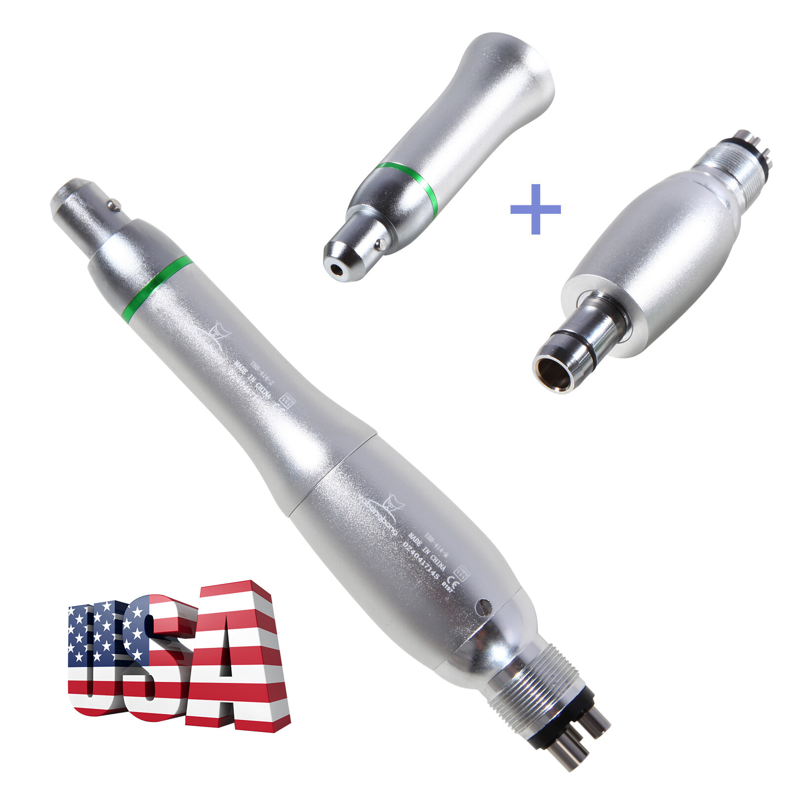 Dental Hygiene Prophy Handpiece Air Motor 4Holes 4:1 Nose Cone 360° Swivel USA