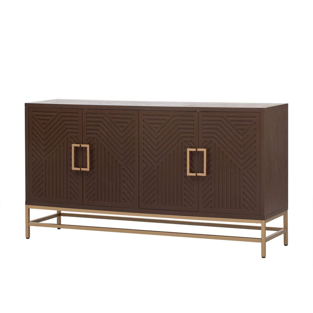 Osaka Sideboard Buffet Cabinet, Brown