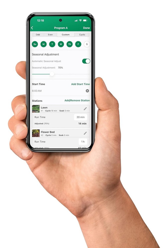 Rain Bird 4-Zone ARC4 App-Based Indoor Smart Irrigation WiFi Timer/Controller