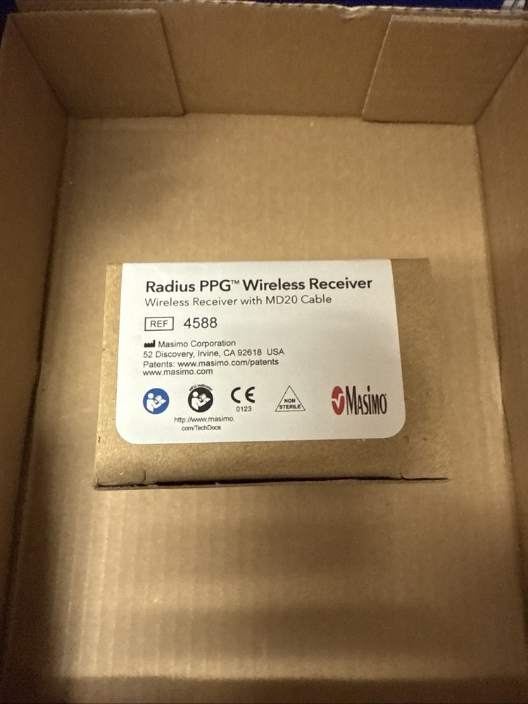 MASIMO 4588 RADIUS PPG MD20 WIRELESS RECEIVER SpO2 CABLE