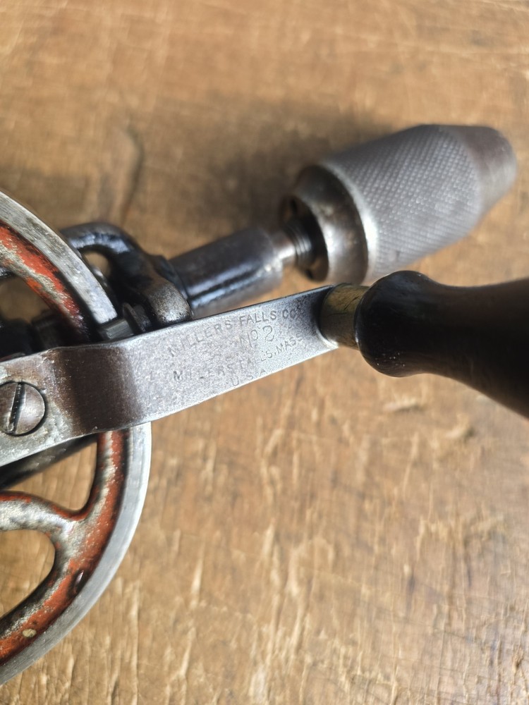 Millers Falls No. 2 Egg Beater Hand Drill - No Bits