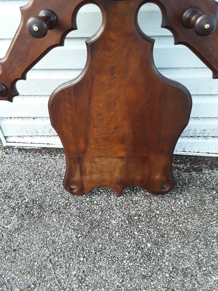 Antique Walnut Hall Rack Umbrella Stand