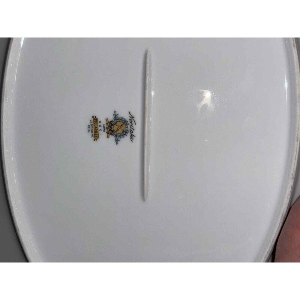 Vintage NORITAKE 2pc “Piccadilly” Platter Set