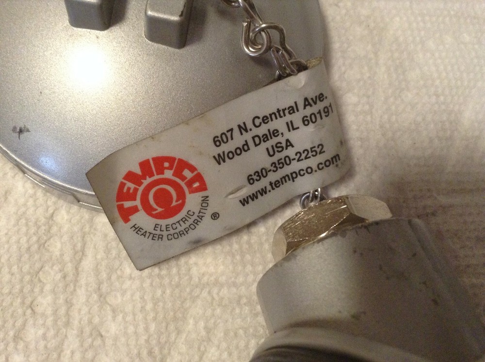 Tempco MTA00419 J0308 TYpe J-U Termocouple Probe