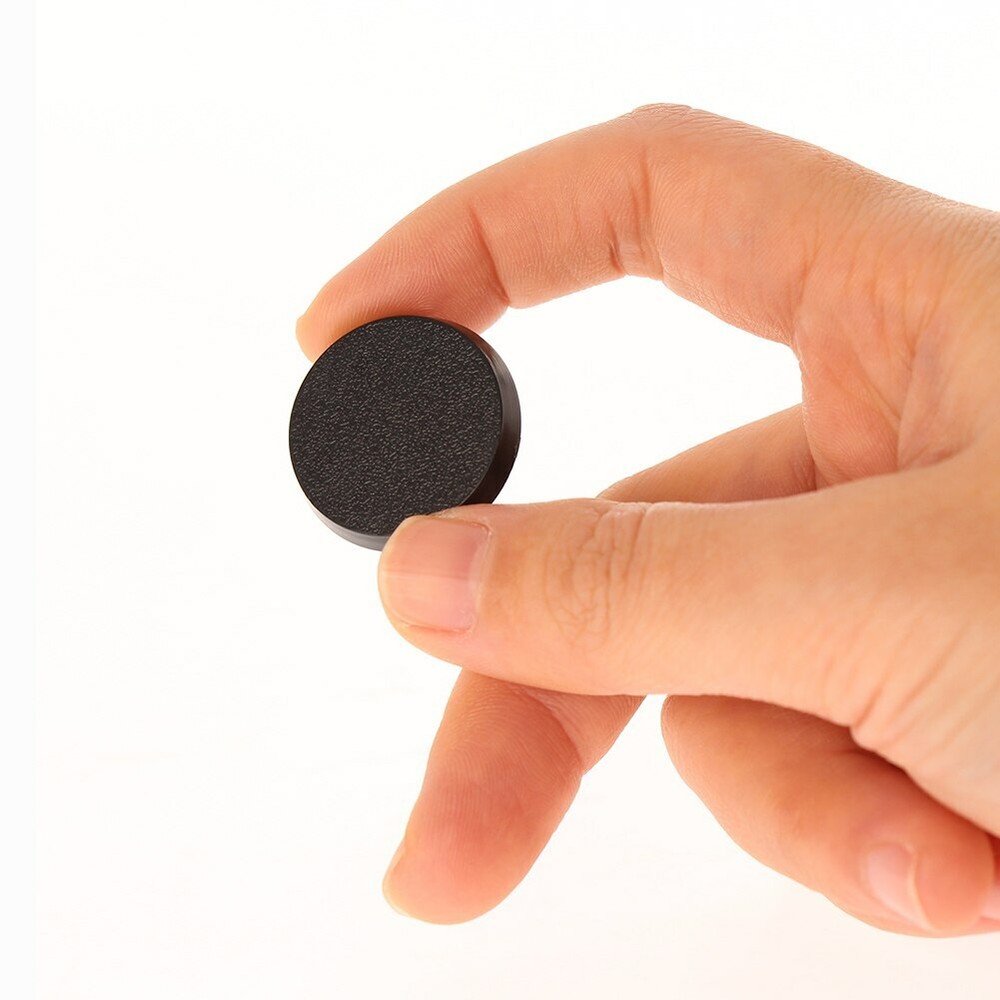 100pcs 25mm Round Plastic Model Bases for Wargames Table Games