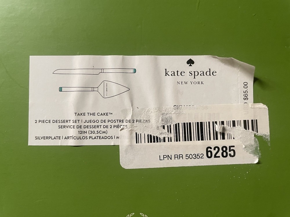 Kate Spade Take the Cake - Knife & Server