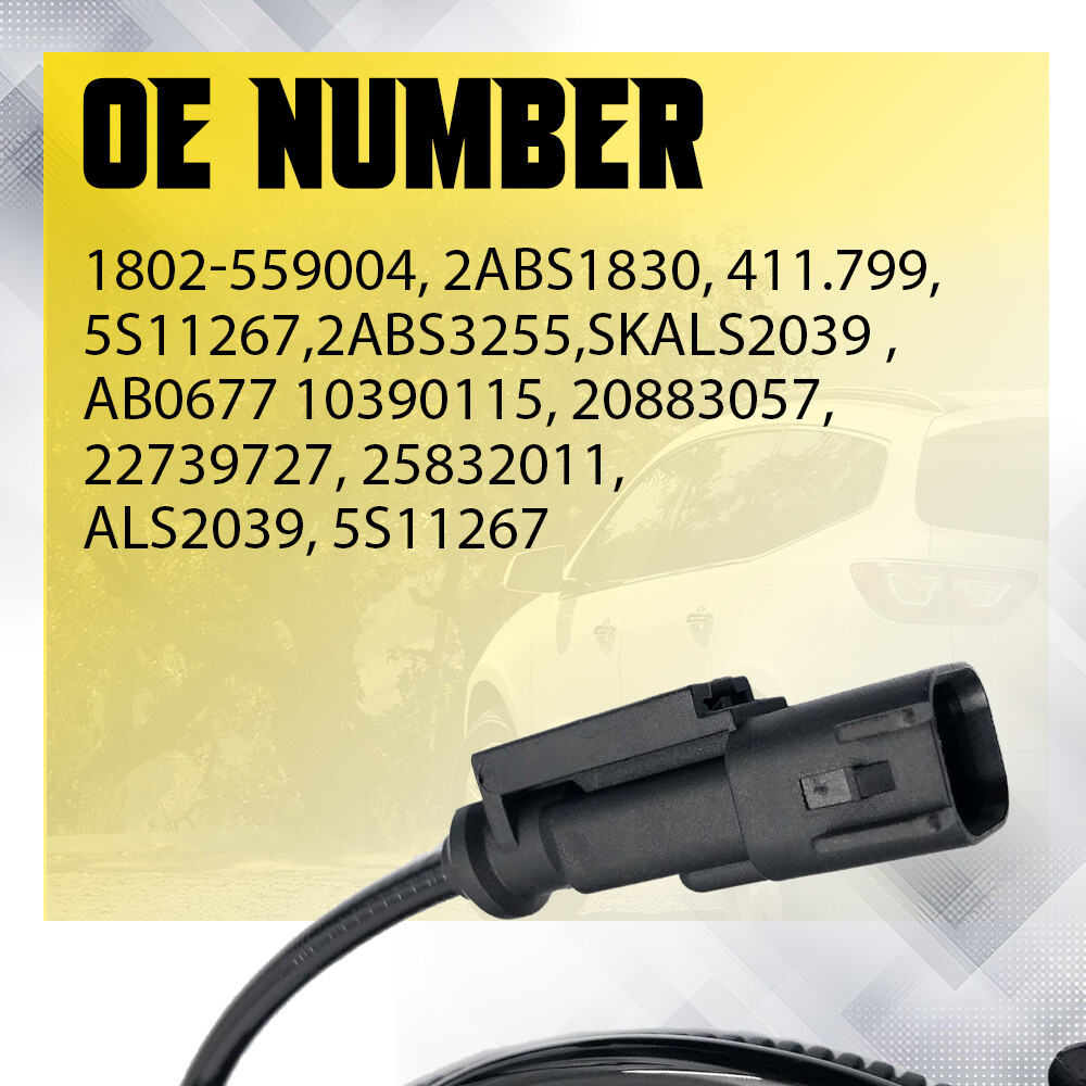 2X Front ABS Wheel Speed Sensor L &R For Buick Enclave GMC Acadia Chevy Traverse