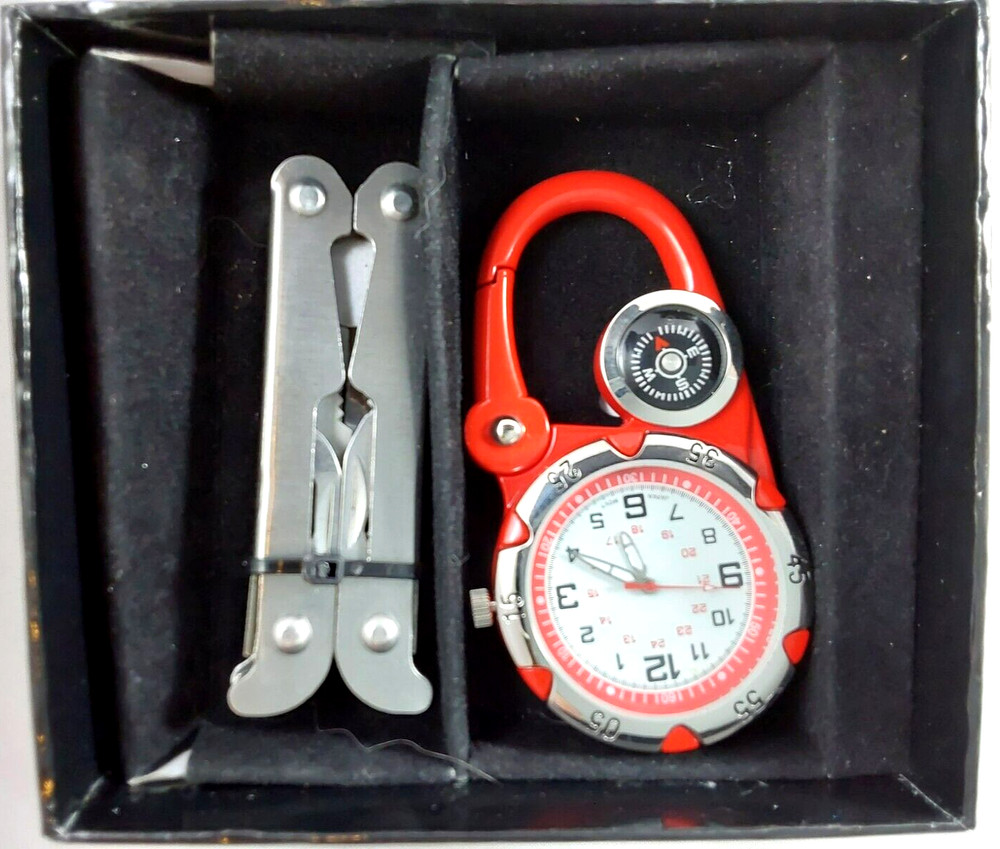 Jack Reid Watch w/ Compass & Multi Function Tool Brand New in Gift Box