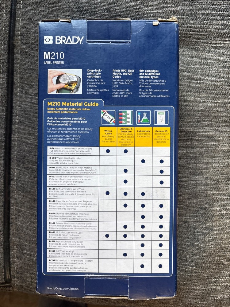 Brady M210 Handheld Label Printer
