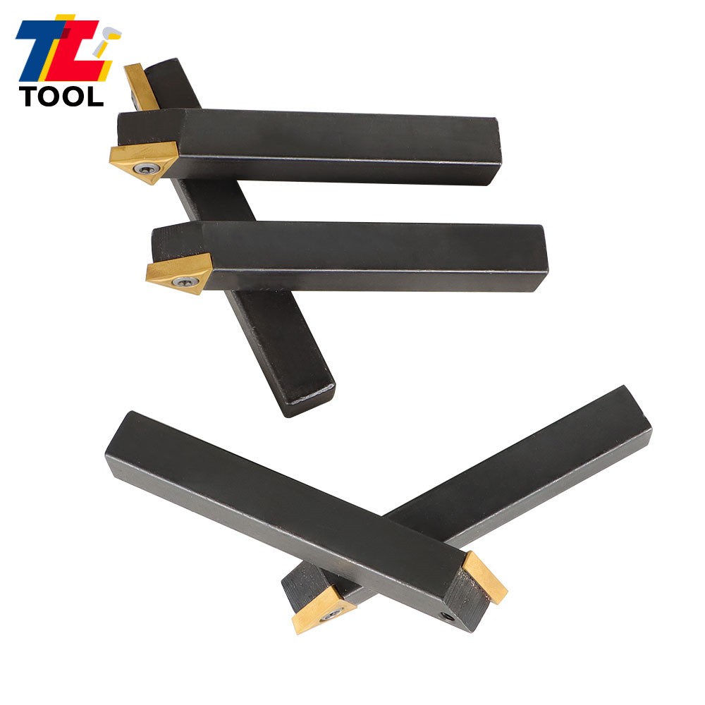 5 pcs 1/2" Carbide Indexable Turning Tool Lathe Tool Bit With Carbide Inserts