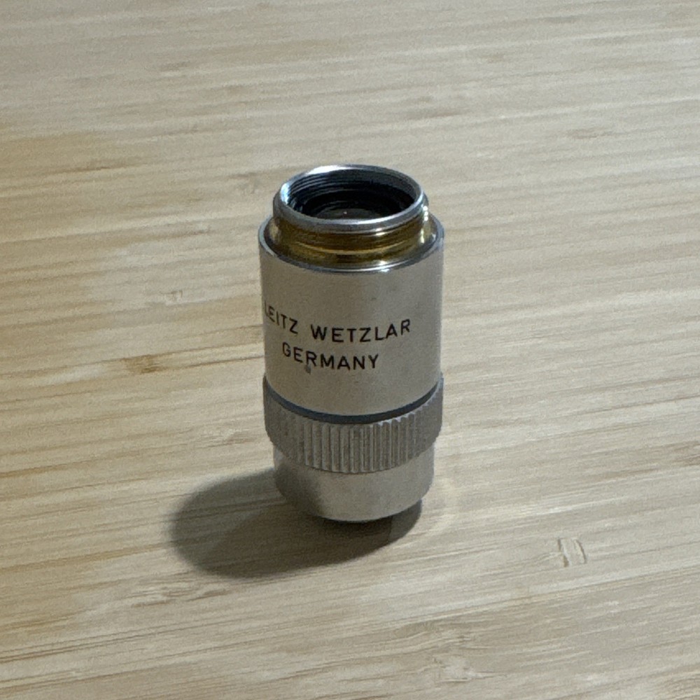 Leitz Wetzlar, PL 80x / 0.95 Infinity Microscope Objective Lens Made in Germany