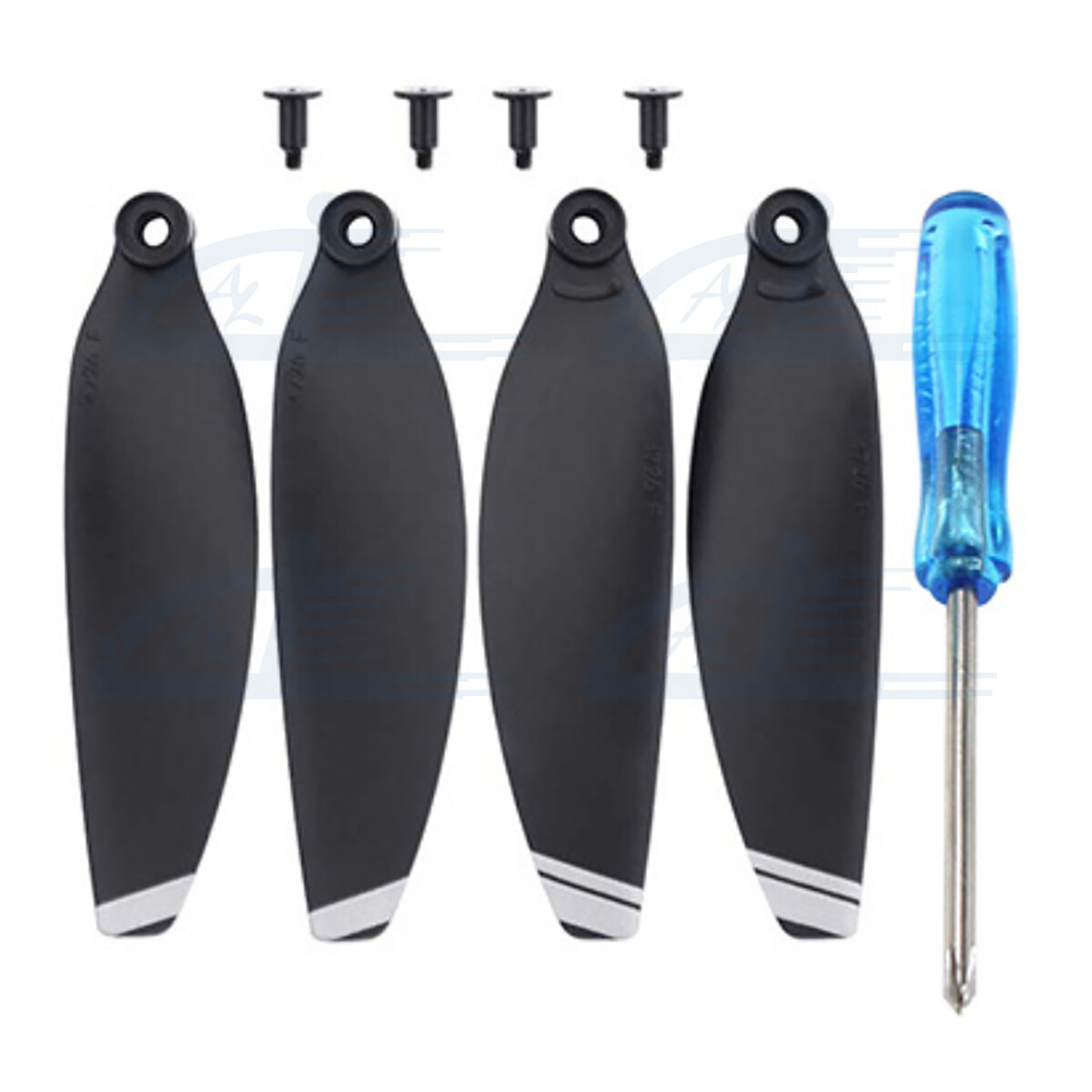 8pcs Silver Low-Noise Propellers Foldable Drone Props Blades for DJI Mavic Mini