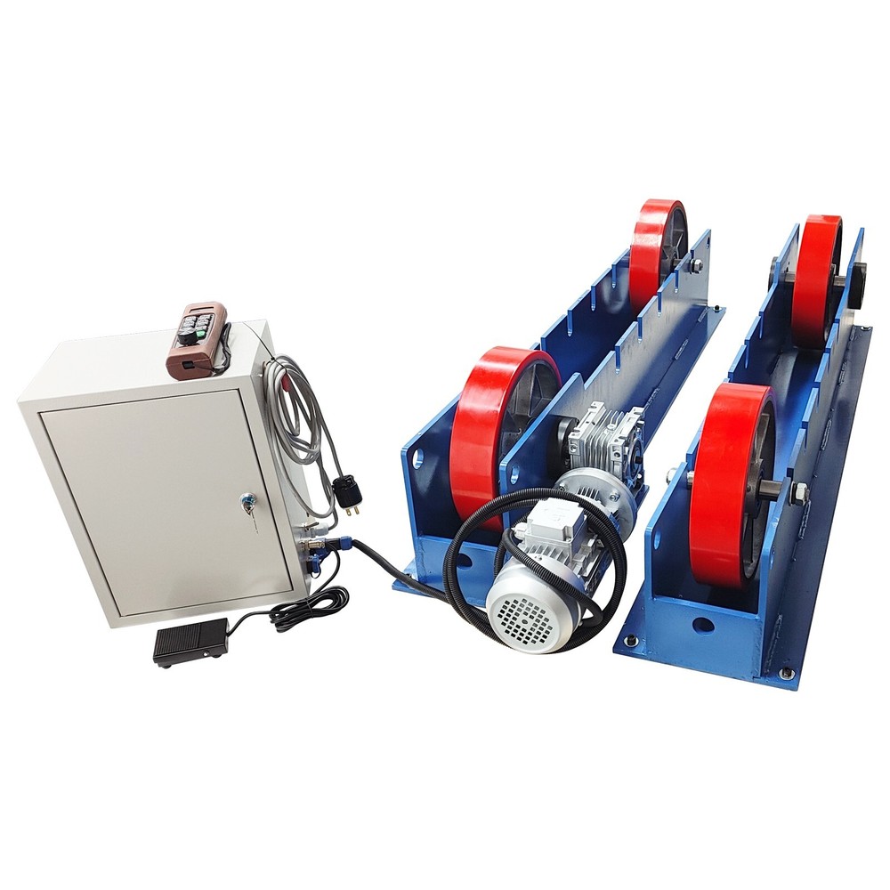220V 3T Single Motor Drive Remote Control Adjust Welding Turning Roller Table