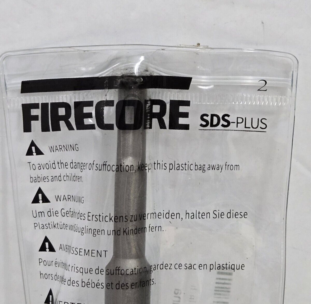 FIRECORE SDS-PLUS Chisel 3" x 7.5" Tile Removal Chisel Bits for SDS-Plus Rotary