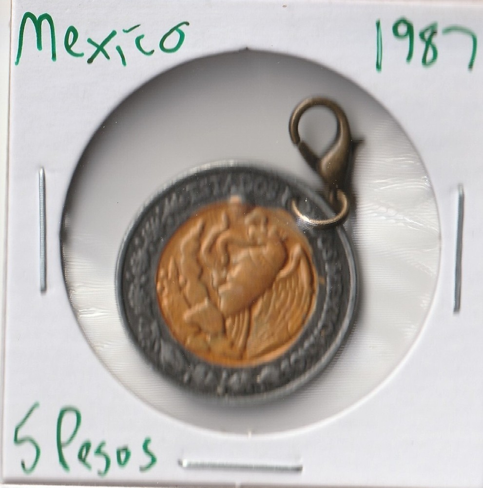 Pendant Mexico 5 Pesos