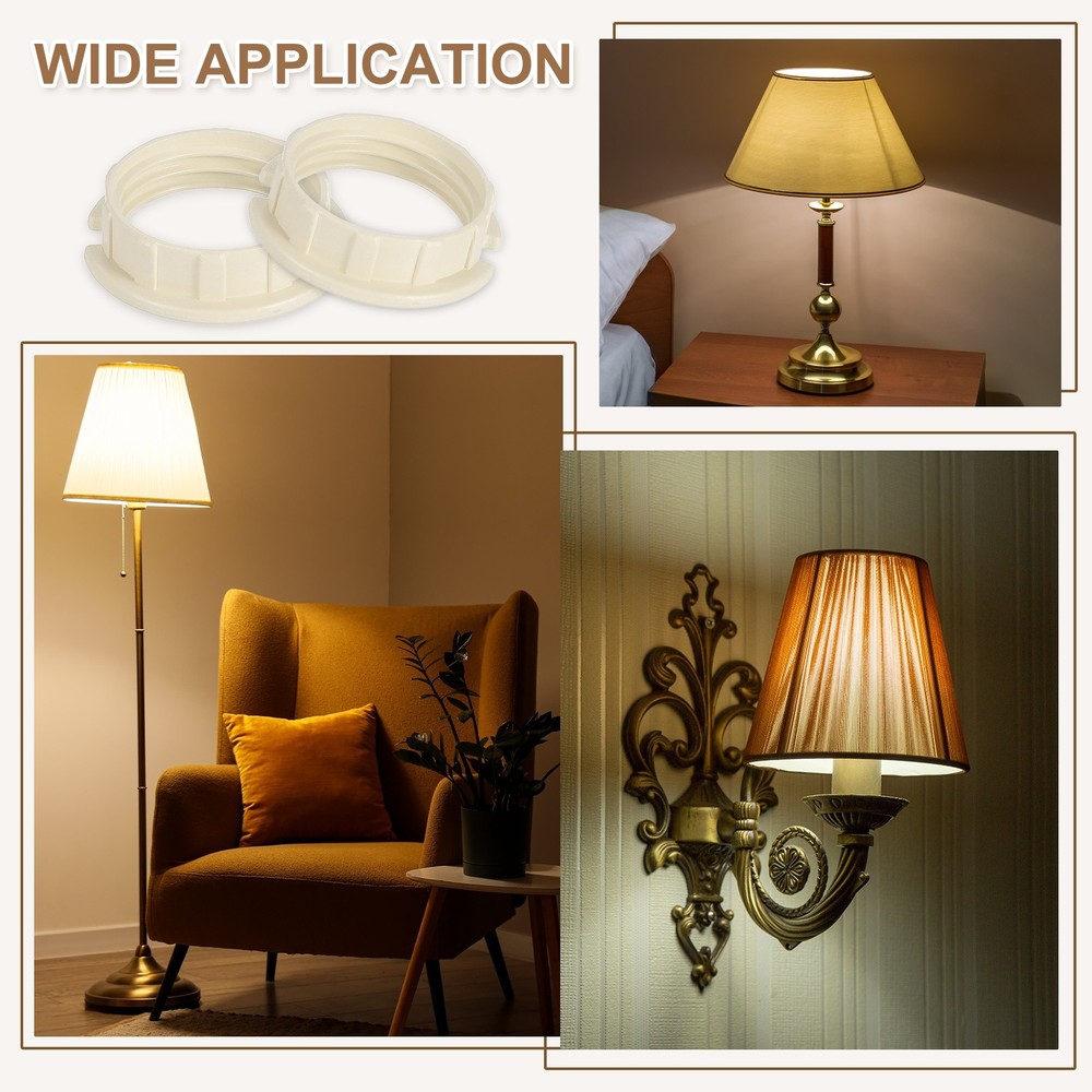 9 Pcs G9 Light Socket Rings for 3/4in Thread Diameter G9 Sockets(Small)