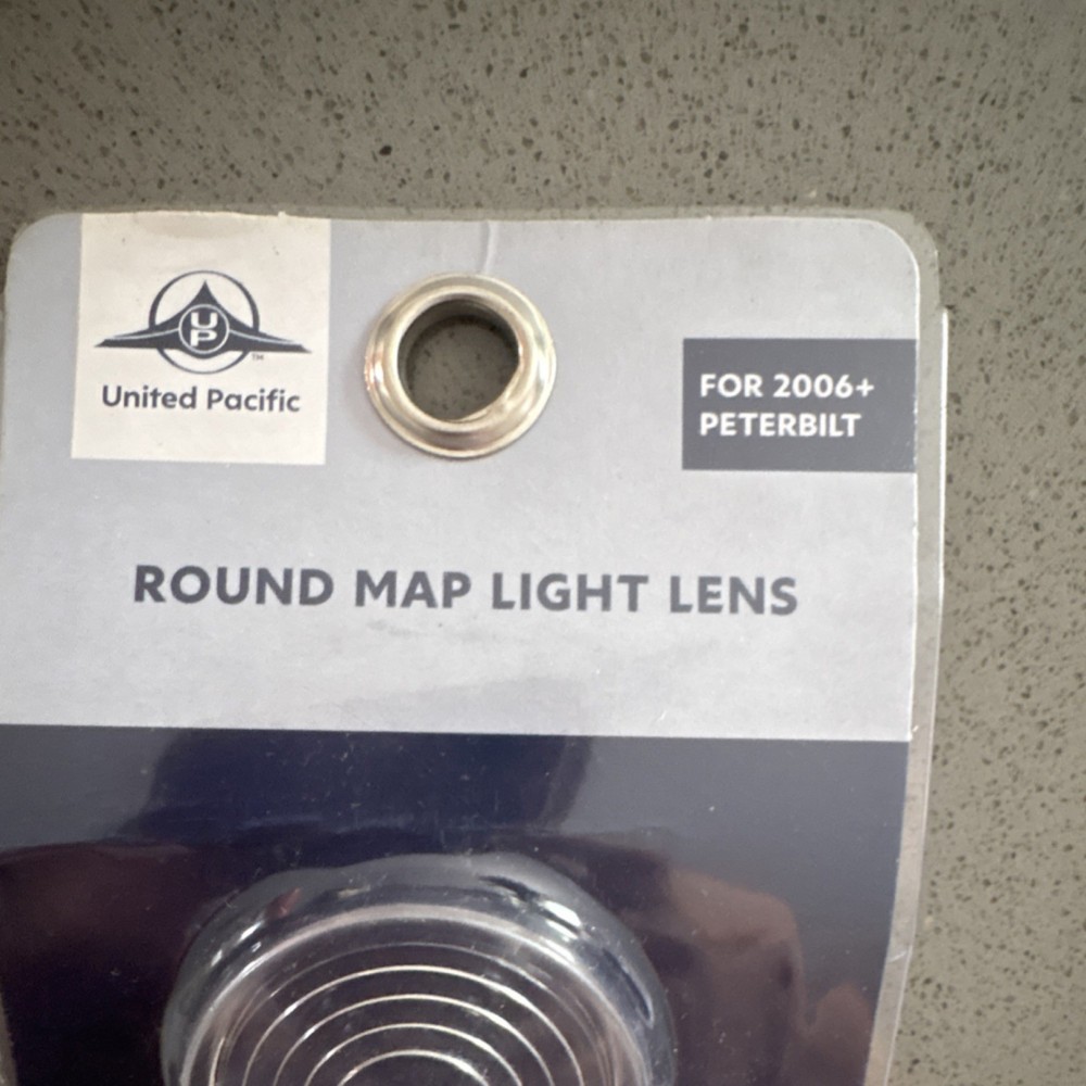 ROUND MAP LIGHT LENS FOR 2006+ Peterbilt CLEAR