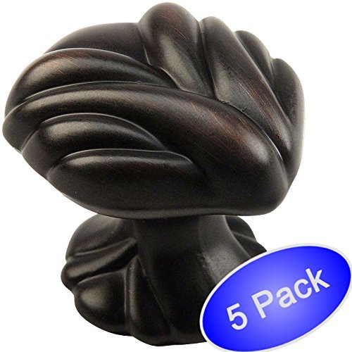 *5 Pack* Cosmas Cabinet Hardware Oil Rubbed Bronze Knobs #471ORB