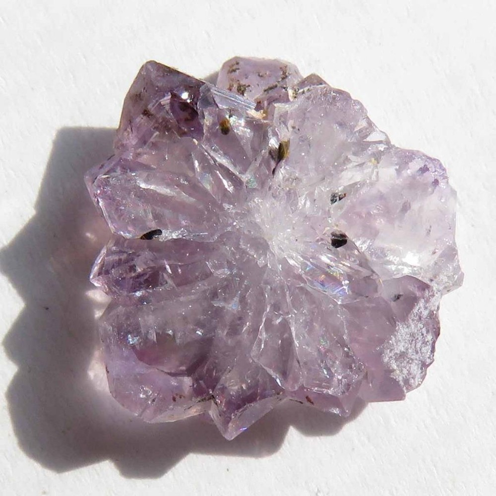Very Small Stalactite Flower Slice Ring Size  Polished Both Sides K704