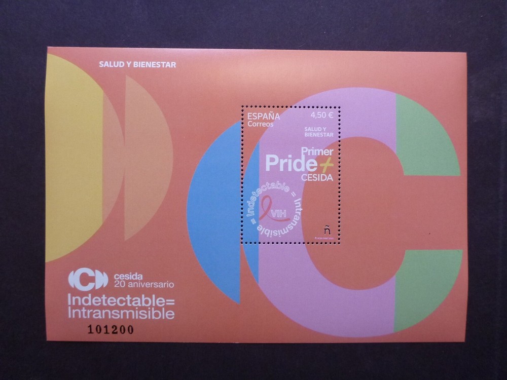 Spain 2022 Pride Mini Sheet Mint Stamp