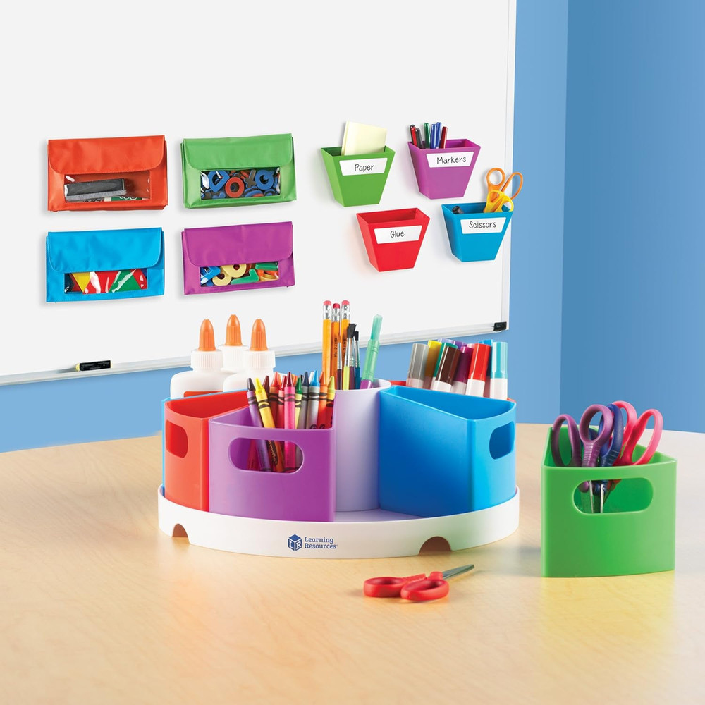Create-A-Space Storage Bundle, Home School Set, Classroom Accessories, Ages 3+