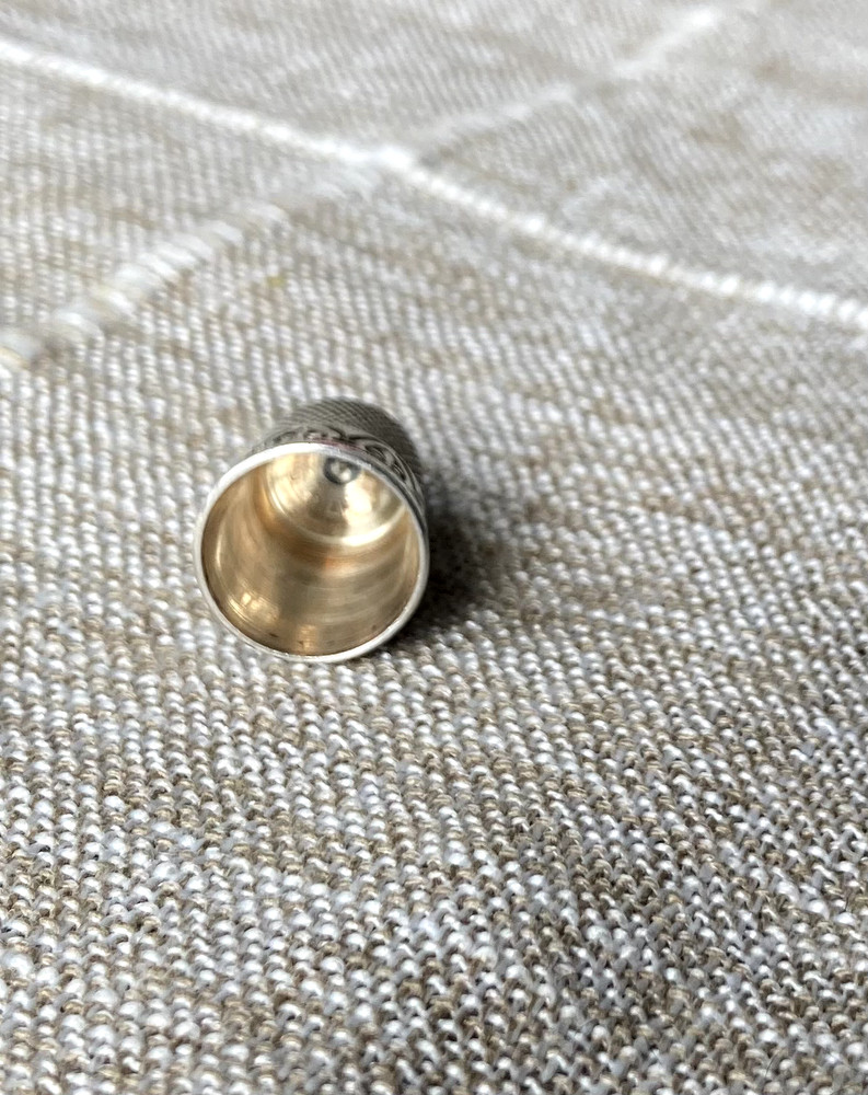 Sterling Silver Sewing Thimble, Vintage Thimble