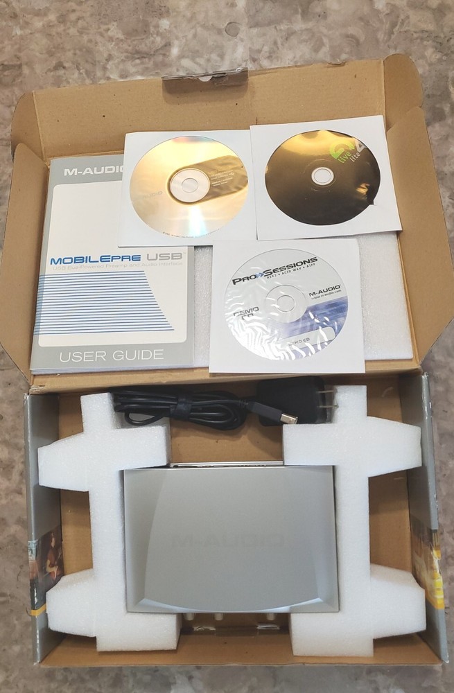 M-Audio MobilePre USB BUS-POWERED Preamp And Audio Interface. Pre-Owned