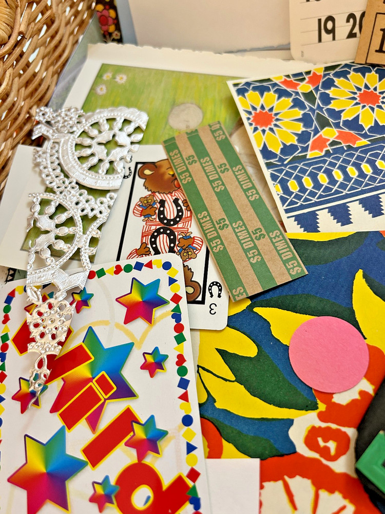 Junk Journal, scrapbooking, Collage Paper Ephemera Kit