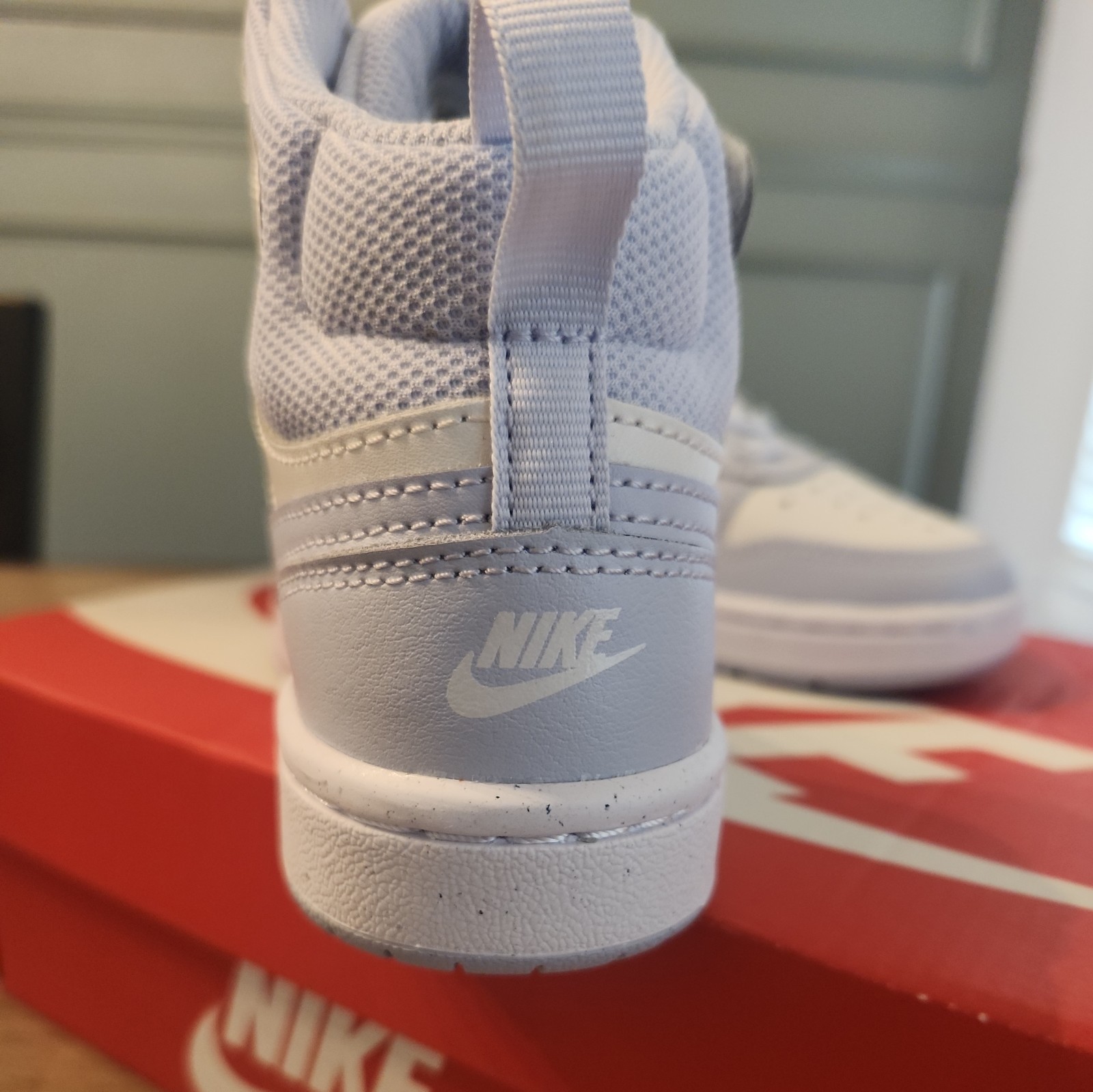 Nike Court Borough Mid 2 PSV Kids 1Y Platinum tint/ghostwhite Sneaker CD7783 014