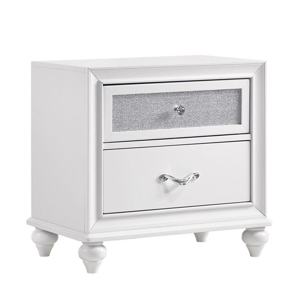 Barzini 5-piece Eastern King Bedroom Set White