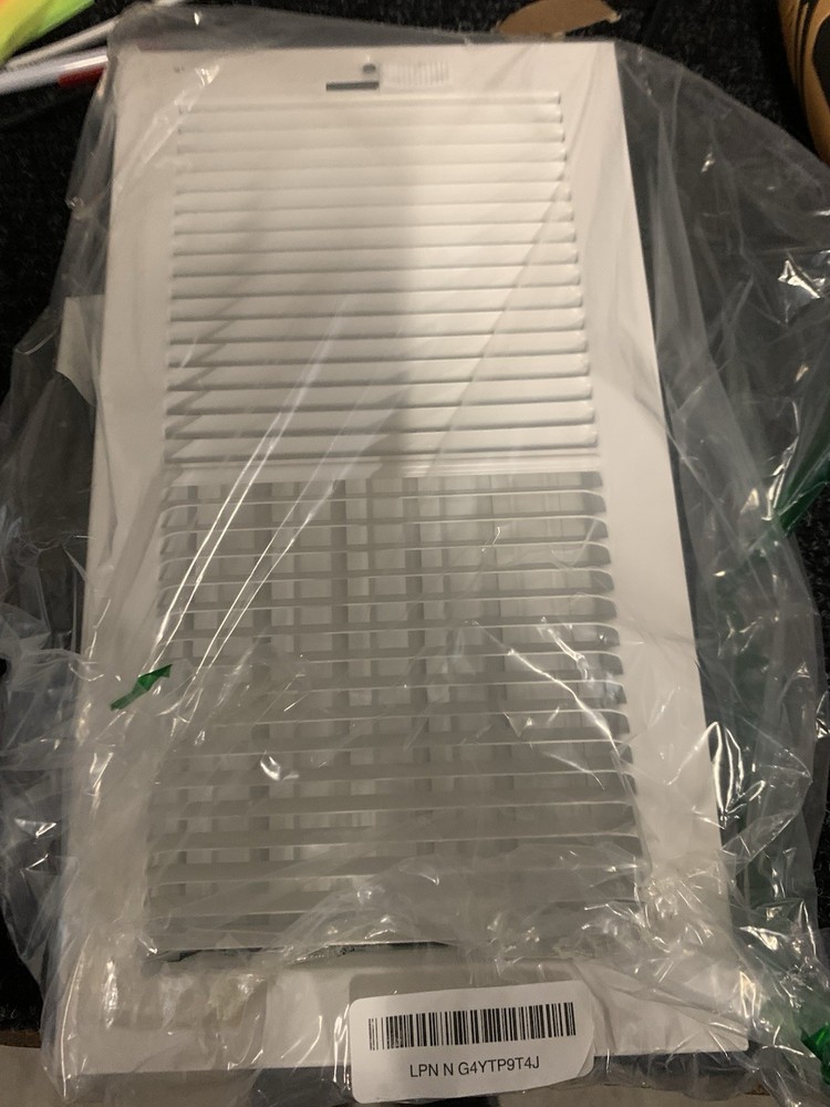 Hbac Premium12”x6”h Adjustable Air Supply Diffuser White