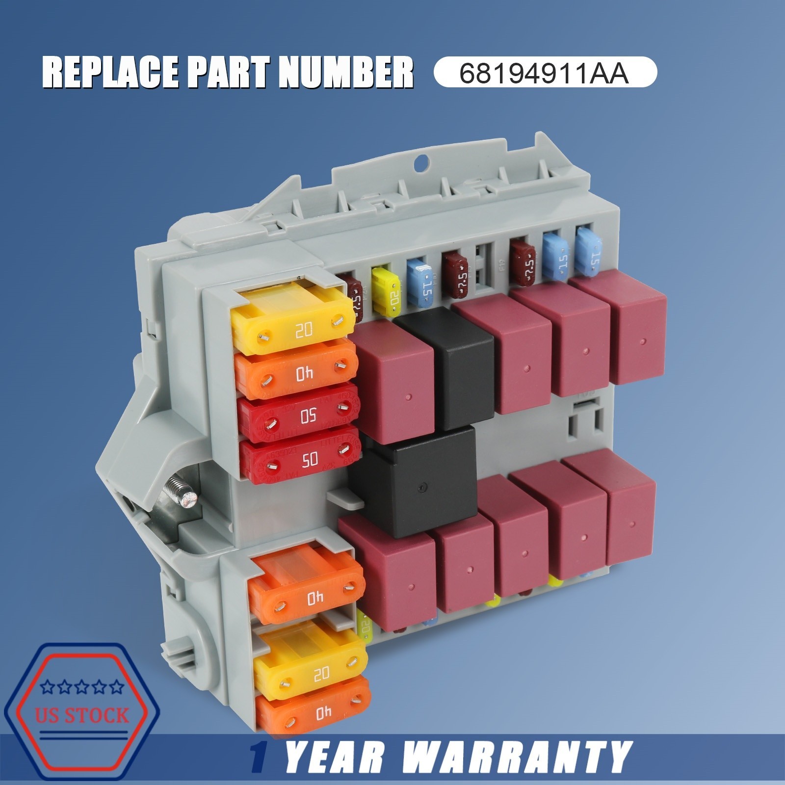 Power Distribution Center 68305538AB Intelligent For Ram ProMaster 1500 2500