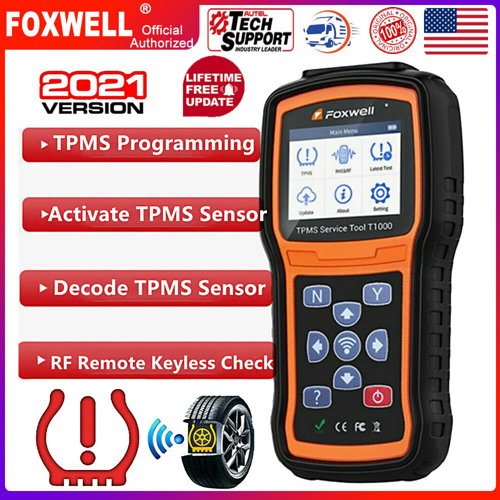 OBD2 TPMS Auto Tire Pressure Sensor Programming Activation Diagnostic Scanner