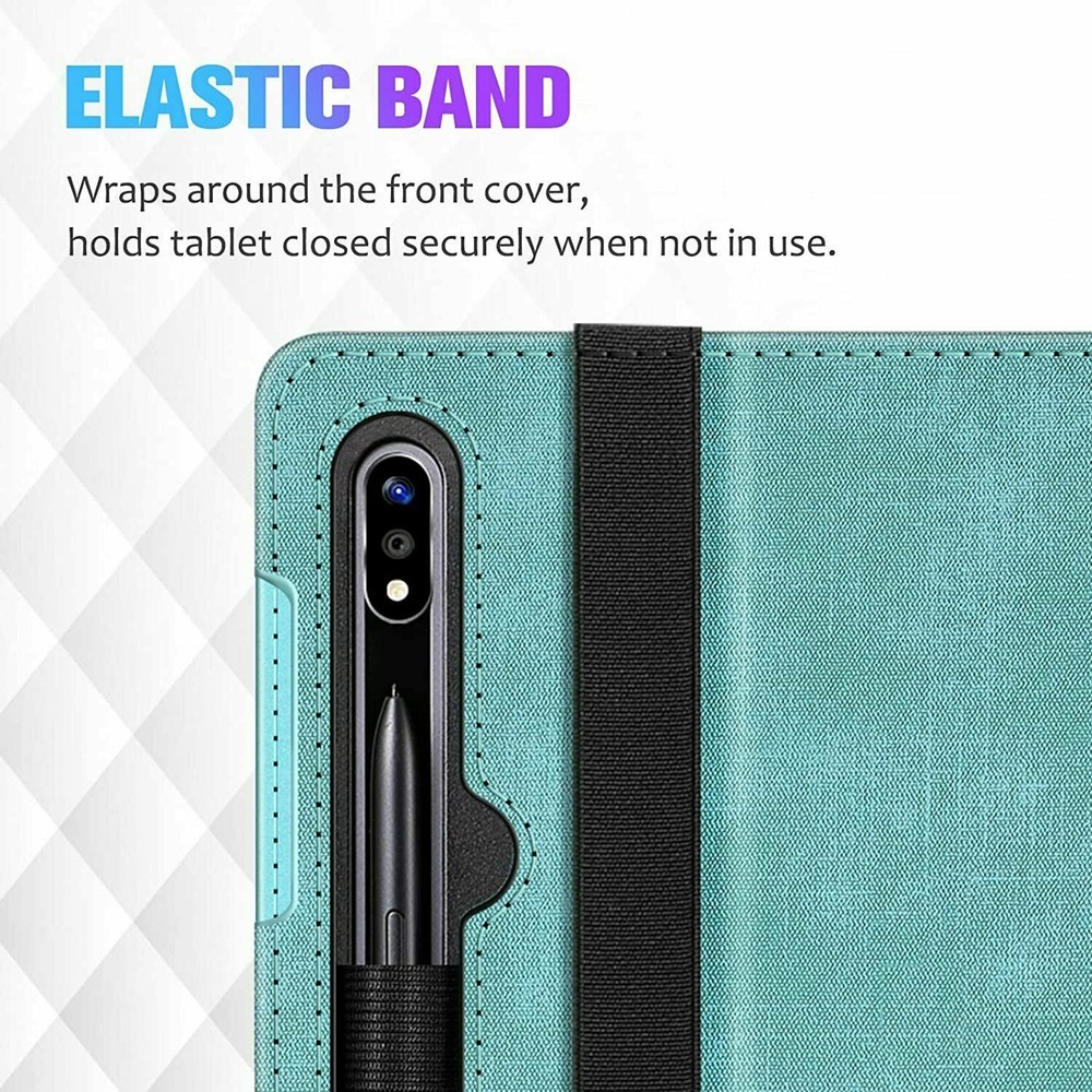 Case for Samsung Galaxy Tab S8 Plus/S7 Plus/S7 FE 12.4'' Multi-Angle View Cover