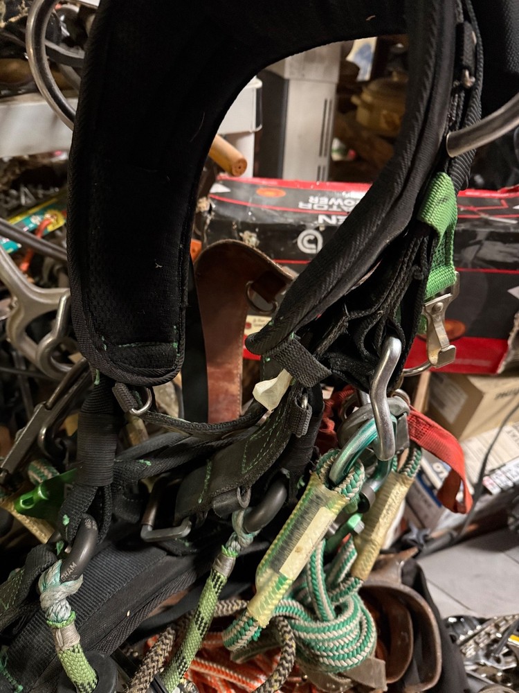 Buckingham Climbing Gear Medium Saddle Leads 22" Spurs