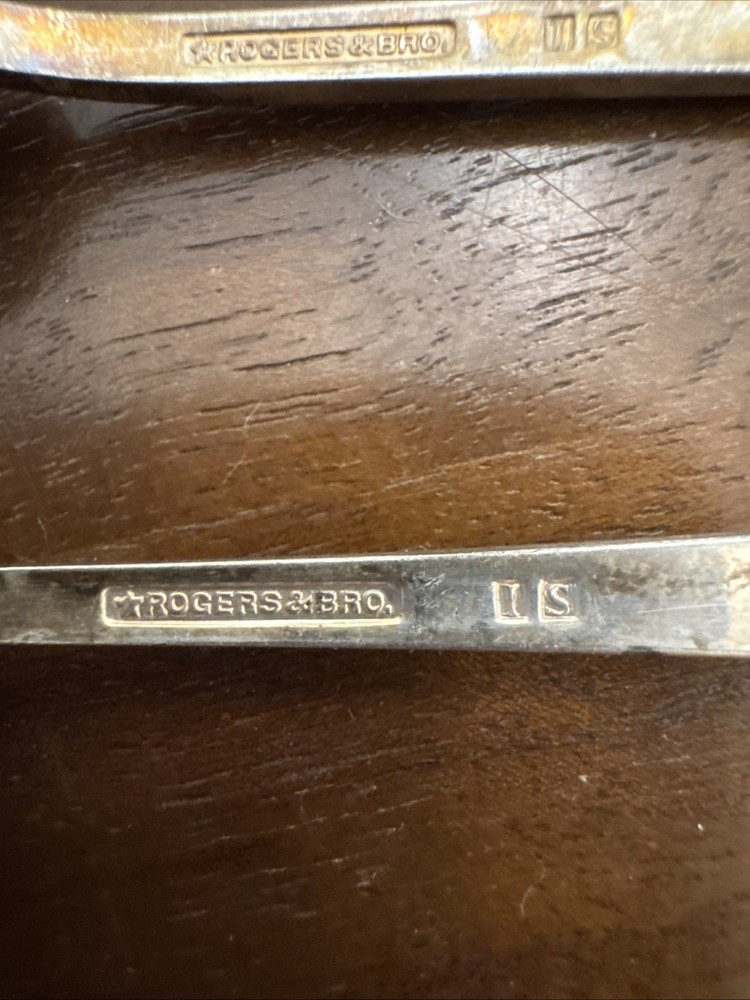 Antique 1847 Rogers Bros ADORATION Silverplate Salt Spoon