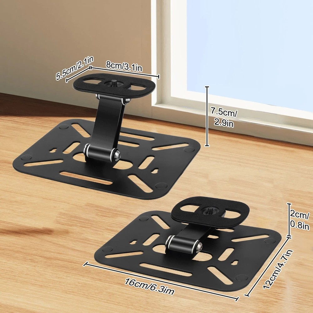 Projector Mount Foldable Desk Ceiling Stand Universal Joint 180° Rotation 5kg