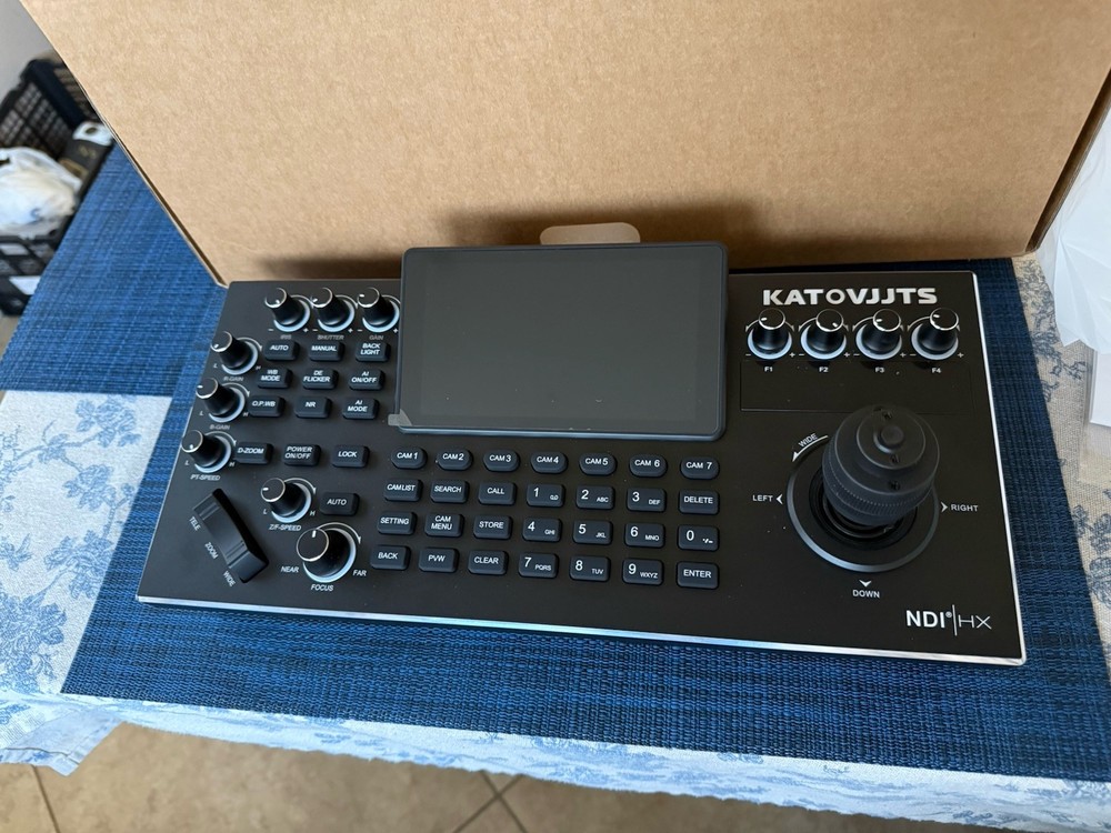Katovjjts KC50 PTZ Remote Controller Camera with Preview, 4K UHD Input/Output