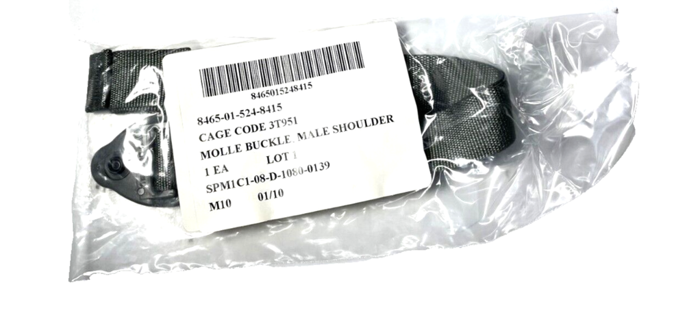 ACU Shoulder Strap Replacement LOWER QUICK RELEASE STRAP Male Buckle NIB