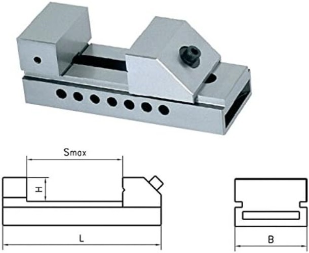 Precision Grinding Mini Insert Vise Toolmaker