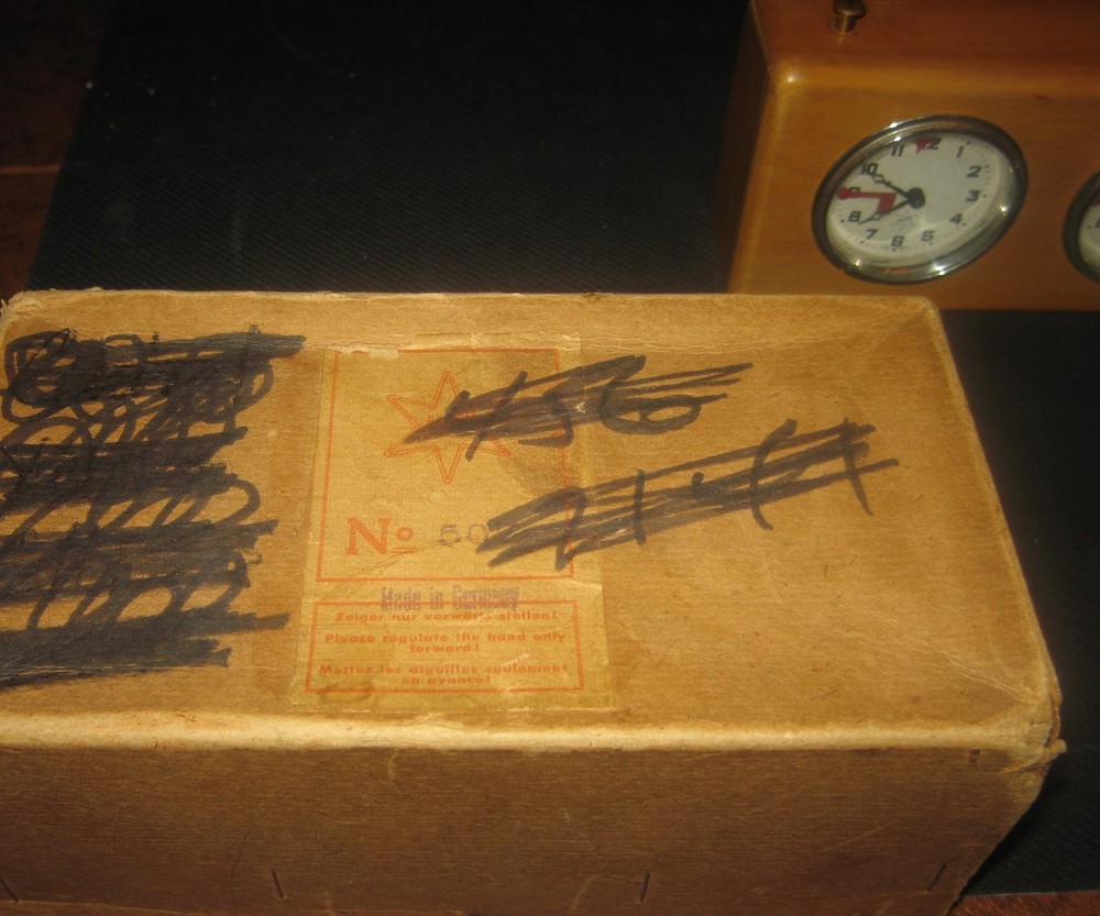 Vintage 1950s Alpha German Chess Clock Timer Model # 507 with Original Box