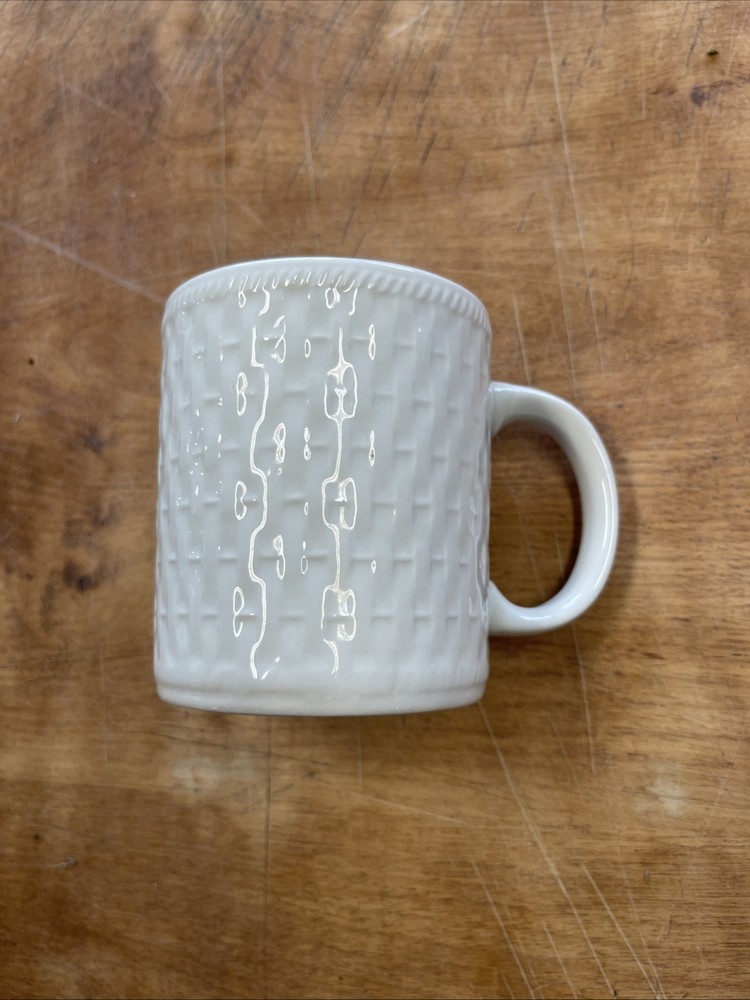 Oneida WICKER WHITE Mug  1 ea        6 available
