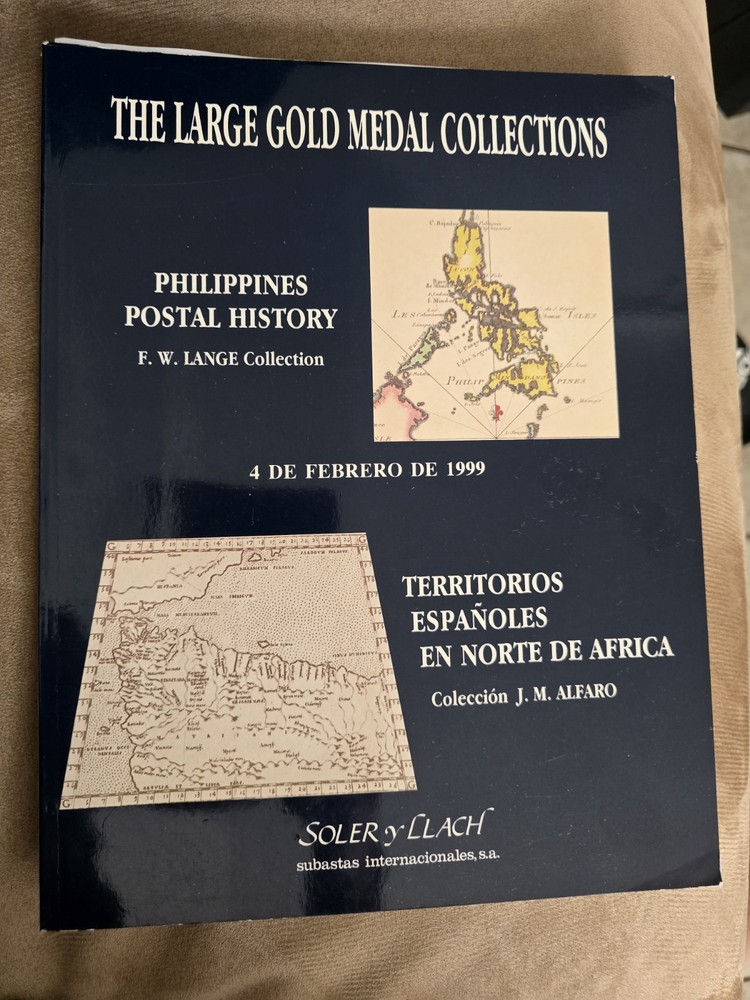 PHILIPPINES FILIPINAS Soler y Llach Catalog LANGE Collection Postal History Auct