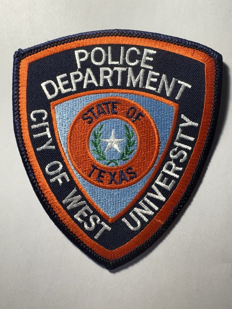 West University Texas Police Patch